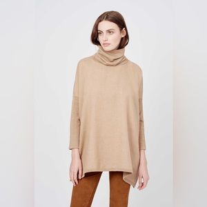 Cuyana baby alpaca camel turtleneck sweater